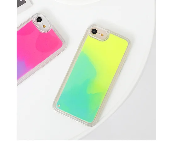 Неоновый чехол Neon Sand glow in the dark для Apple iPhone 7 / 8 (4.7") Зеленый