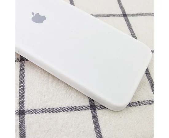Чохол Silicone Case Square Full Camera Protective (AA) для Apple iPhone 7/8 / SE (2020) (4.7 ") Білий / White