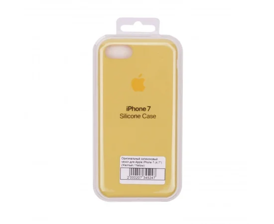 Чехол Silicone case (AAA) для Apple iPhone 7 / 8 (4.7") Желтый / Pollen