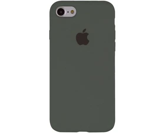 Чехол Silicone Case Full Protective (AA) для Apple iPhone 7 / 8 / SE (2020) (4.7") Серый / Gray