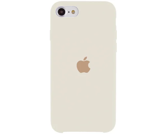 Чехол Silicone Case (AA) для Apple iPhone SE (2020) Бежевый / Antigue White