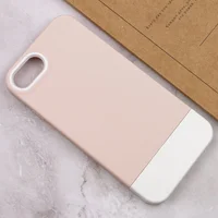 Чехол TPU+PC Bichromatic для Apple iPhone 7 / 8 / SE (2020) (4.7") Grey-beige / White