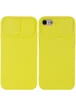Чехол Camshield Square TPU со шторкой для камеры для Apple iPhone 7 / 8 / SE (2020) (4.7") Желтый