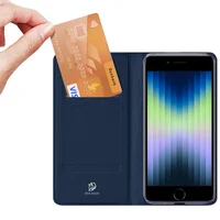 Чехол-книжка Dux Ducis с карманом для визиток для Apple iPhone 7 / 8 / SE (2020) (4.7") Синий