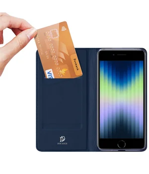 Чохол-книжка Dux Ducis з кишенею для візиток для Apple iPhone 7/8/SE (2020) (4.7") Синій