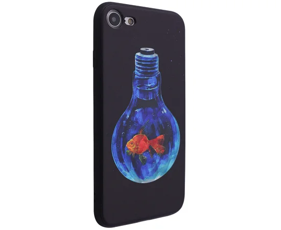 TPU чехол YCT Brilliant для Apple iPhone 7 / 8 (4.7") Рыбка / Фиолетовый