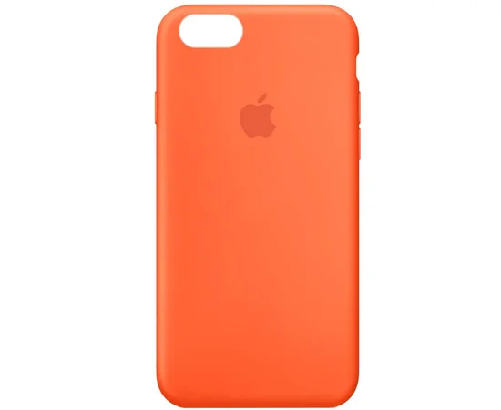 Чехол Silicone Case Full Protective (AA) для Apple iPhone 7 / 8 / SE (2020) (4.7") Оранжевый / Electric Orange