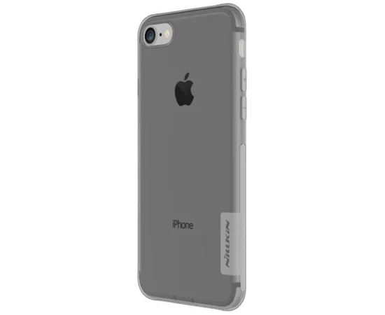TPU чехол Nillkin Nature Series для Apple iPhone 7 / 8 (4.7") Серый (прозрачный)