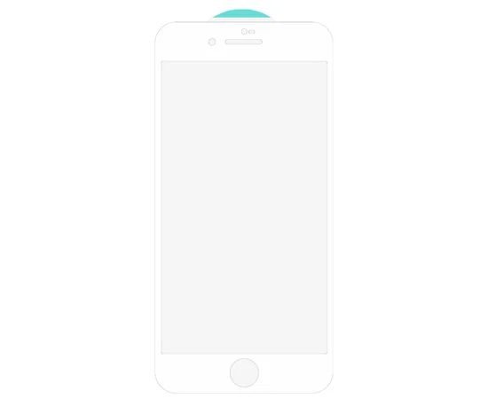 Захисне скло SKLO 3D (full glue) для Apple iPhone 7/8 / SE (2020) (4.7 ") Білий