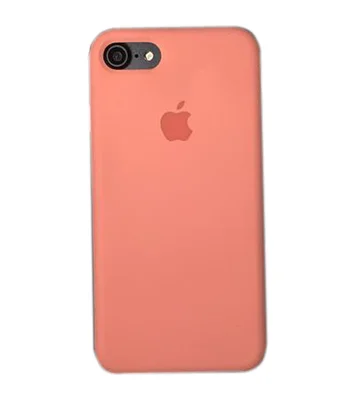 Чехол Silicone case (A) (с закрытым низом) для Apple iPhone 7 / 8 (4.7") Розовый / Flamingo