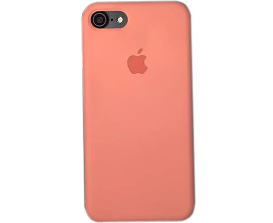 Чехол Silicone case (A) (с закрытым низом) для Apple iPhone 7 / 8 (4.7") Розовый / Flamingo