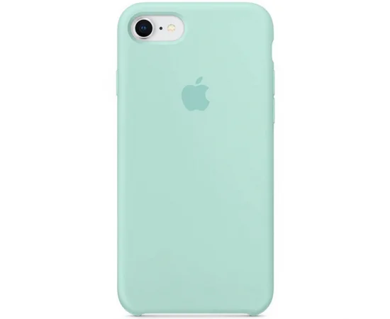 Чехол Silicone case (A) для Apple iPhone 7 / 8 (4.7") Бирюзовый / Marine Green