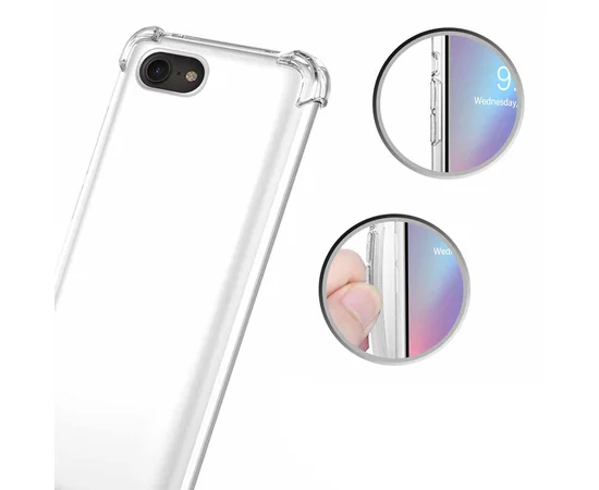 TPU чехол GETMAN Ease с усиленными углами для Apple iPhone SE (2020) / 7 / 8 Прозрачный / Transparent