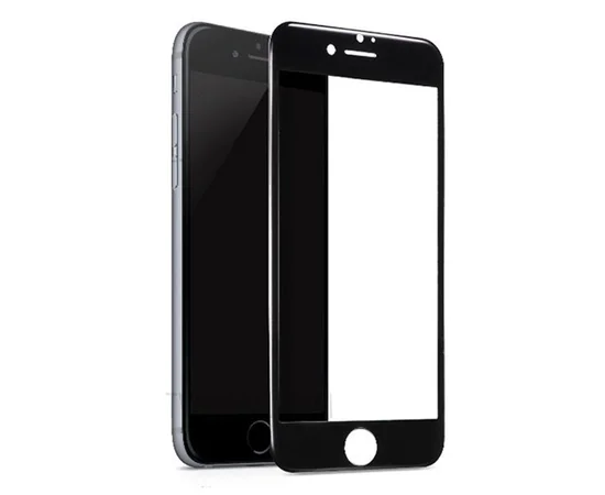 Защитное стекло 4D 9H (full glue)  для Apple iPhone 7 / 8 (4.7") Черное