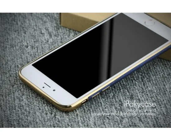 Кожаная накладка iPaky Chrome Series для Apple iPhone 7 / 8 (4.7") Синий