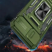 Ударопрочный чехол Camshield Army Ring для Apple iPhone 7 / 8 / SE (2020) (4.7") Оливковый / Army Green