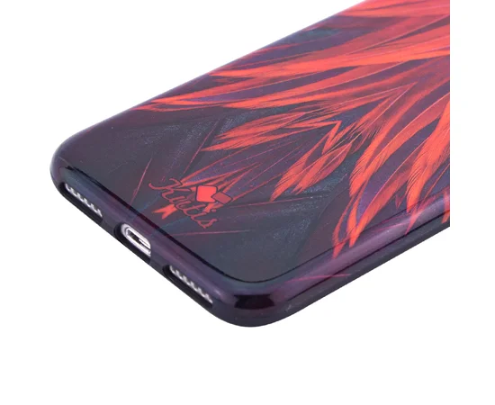 TPU чехол Kutis Print "I want personality" для Apple iPhone 7 / 8 (4.7") Красный / фиолетовый