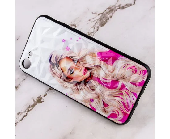 TPU+PC чехол Prisma Ladies для Apple iPhone 7 / 8 / SE (2020) (4.7") Pink