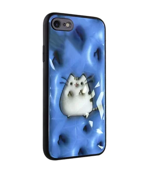 TPU+PC чехол Prisma Fluffie для Apple iPhone 7 / 8 / SE (2020) (4.7") Pusheen