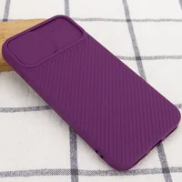 Чехол Camshield Square TPU со шторкой для камеры для Apple iPhone 7 / 8 / SE (2020) (4.7") Фиолетовый