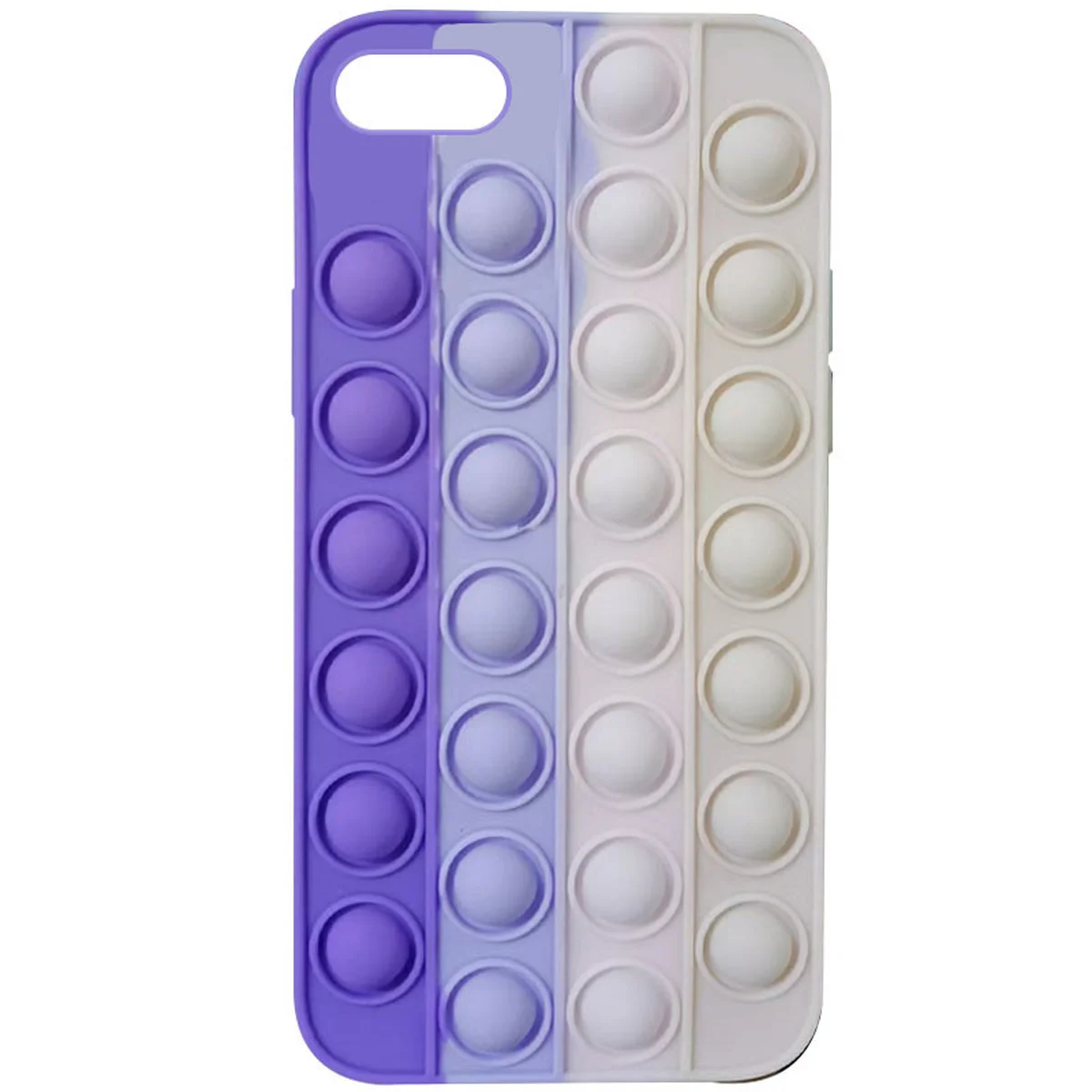 Силиконовый 3D чехол-антистресс Pop it Bubble для Apple iPhone 7 / 8 / SE (2020) (4.7") Dasheen / Light Pink