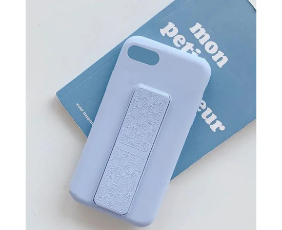 Чехол Silicone Case Hand Holder для Apple iPhone 7 / 8 / SE (2020) (4.7") Сиреневый / Dasheen