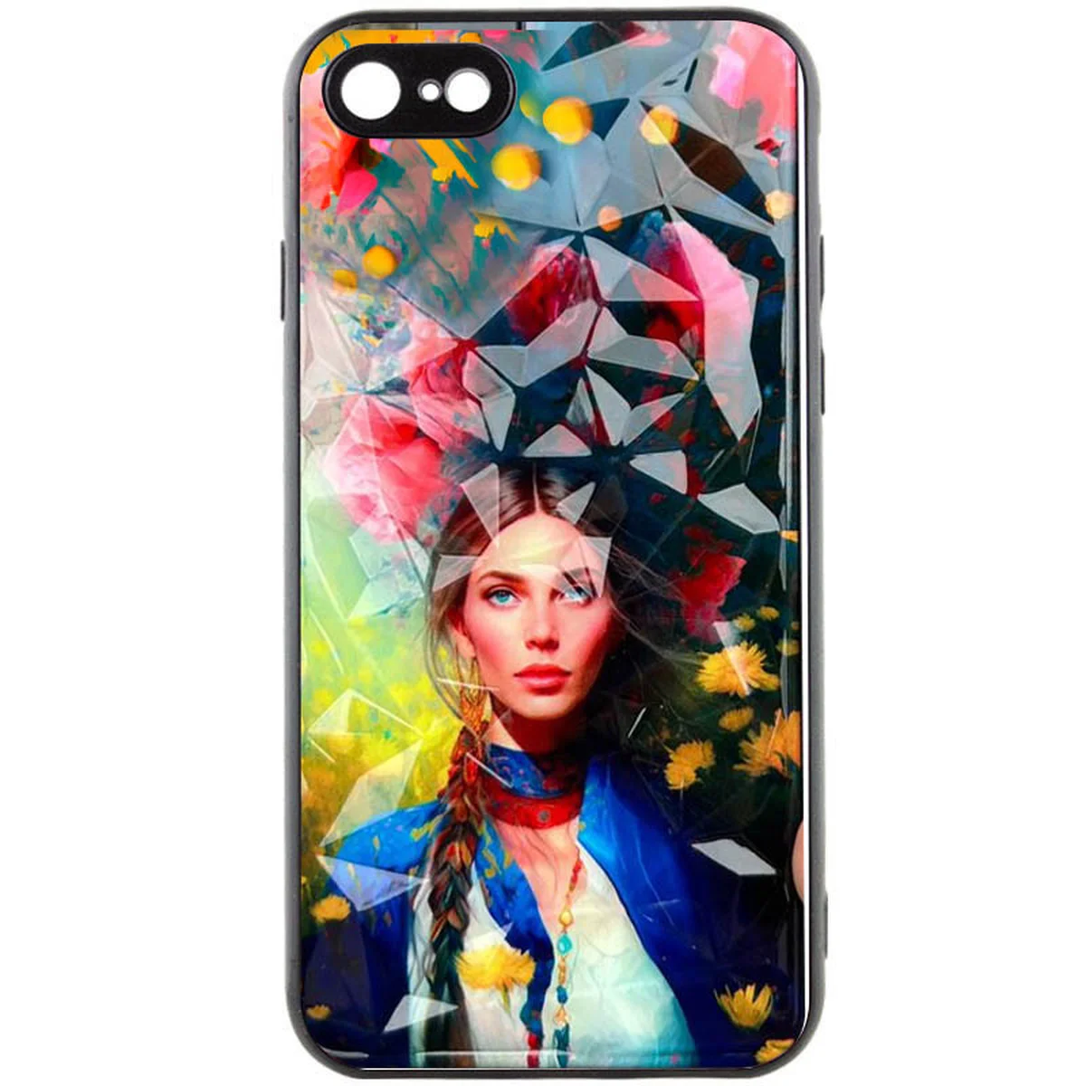 TPU+PC чехол Prisma Ladies для Apple iPhone 7 / 8 / SE (2020) (4.7") Peonies