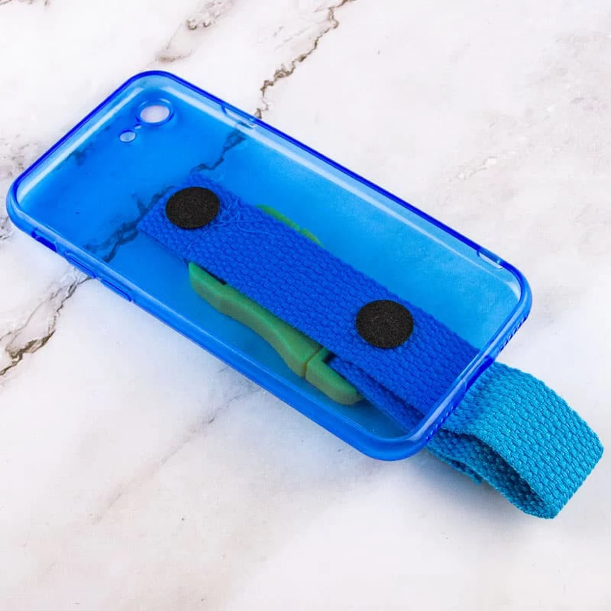 Чохол Handfree з кольоровим ремінцем для Apple iPhone 7/8/SE (2020) (4.7") Синій