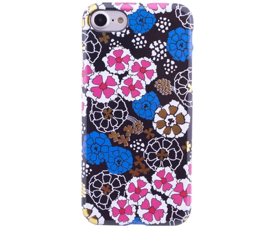 Tpu чехол "SM" светящийся (Glow in the Dark) для Apple iPhone 7 / 8 (4.7") Черный / Золотой