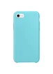 Силиконовый чехол Soft cover для Apple iPhone 7 / 8 (4.7") Бирюзовый / Ice Blue