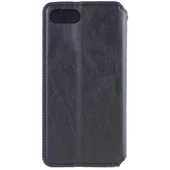 Шкіряний чохол-книжка GETMAN Cubic (PU) для Apple iPhone 7 / 8 / SE (2020) (4.7") Чорний