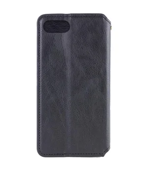 Шкіряний чохол-книжка GETMAN Cubic (PU) для Apple iPhone 7 / 8 / SE (2020) (4.7") Чорний