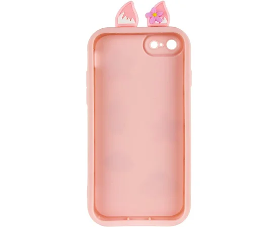Чехол TPU Toys Case with Ears для Apple iPhone 7 / 8 / SE (2020) / SE (2022) (4.7") Light Pink