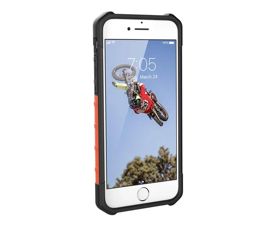 Ударопрочный чехол UAG Pathfinder камуфляж для Apple iPhone 6/6s / 7/8 Оранжевый