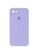 Чехол Silicone Case Square Full Camera Protective (AA) для Apple iPhone 7 / 8 / SE (2020) (4.7") Сиреневый / Dasheen