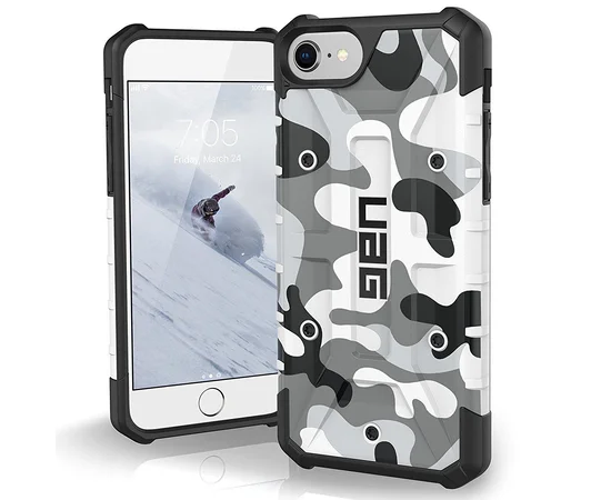 Ударопрочный чехол UAG Pathfinder камуфляж для Apple iPhone 6/6s / 7/8 Белый