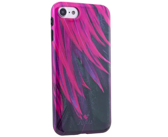 TPU чехол Kutis Print "I want personality" для Apple iPhone 7 / 8 (4.7") Розовый / Черный