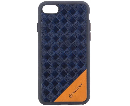 TPU чехол Befospey стеганый для Apple iPhone 7 / 8 (4.7") Синий