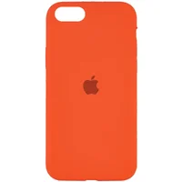 Чехол Silicone Case Full Protective (AA) для Apple iPhone SE (2020) Оранжевый / Kumquat