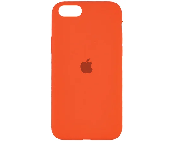 Чехол Silicone Case Full Protective (AA) для Apple iPhone SE (2020) Оранжевый / Kumquat