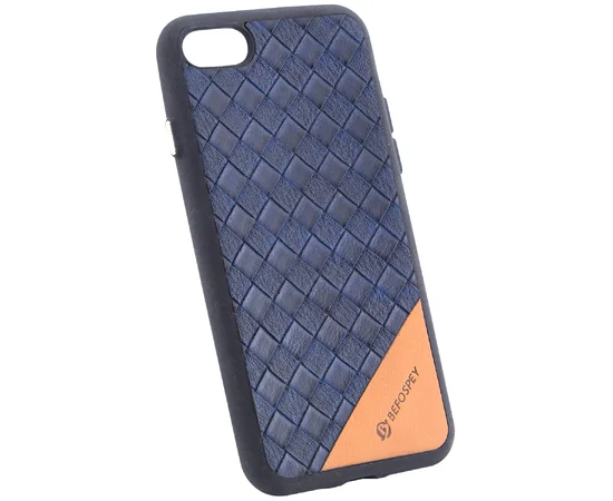 TPU чехол Befospey стеганый для Apple iPhone 7 / 8 (4.7") Синий