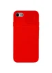 Чехол Camshield Square TPU со шторкой для камеры для Apple iPhone 7 / 8 / SE (2020) (4.7") Красный
