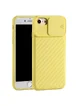 Чехол Camshield TPU со шторкой защищающей камеру для Apple iPhone 6 / 7 / 8 (4.7") Желтый