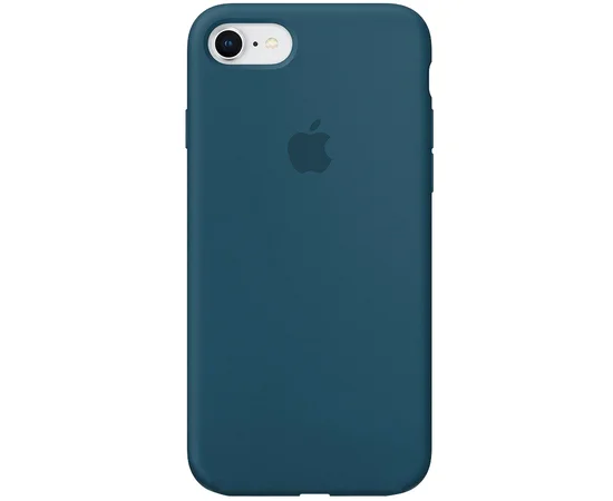Чехол Silicone Case Full Protective (AA) для Apple iPhone 7 / 8 (4.7") Синий / Cosmos Blue