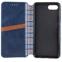 Кожаный чехол-книжка GETMAN Cubic (PU) для Apple iPhone 7 / 8 / SE (2020) (4.7") Синий