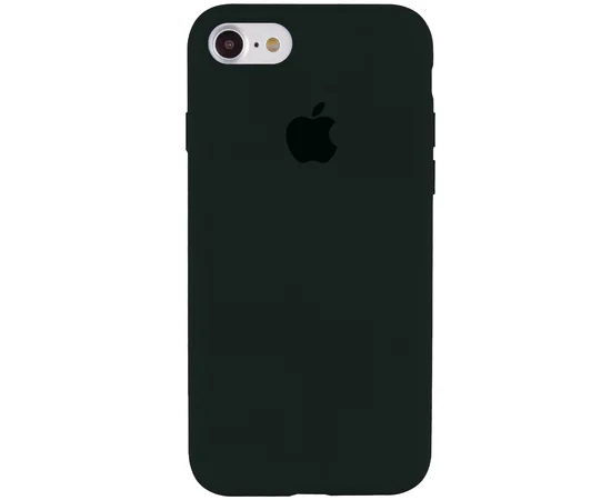 Чехол Silicone Case Full Protective (AA) для Apple iPhone 7 / 8 / SE (2020) (4.7") Зеленый / Black Green