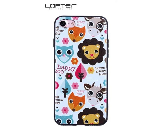TPU чехол Animals Print Series для Apple iPhone 7 / 8 (4.7") Happy Zoo