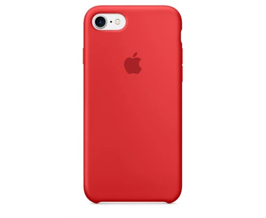 Чехол Silicone case (A) для Apple iPhone 7 / 8 (4.7") Красный / Red