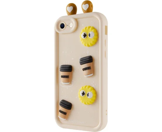 Чехол TPU Toys Case with Ears для Apple iPhone 7 / 8 / SE (2020) / SE (2022) (4.7") Sand