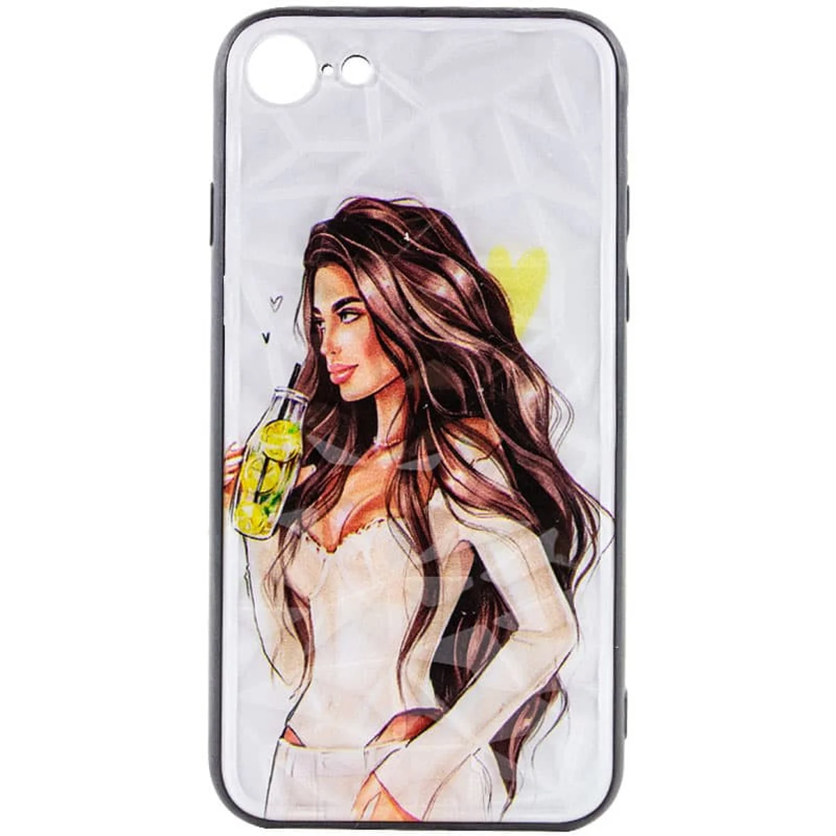 TPU+PC чехол Prisma Ladies для Apple iPhone 7 / 8 / SE (2020) (4.7") Yellow